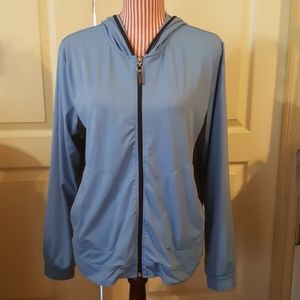 Izod X-Tra Dry Hooded Performance Jacket. Lg.